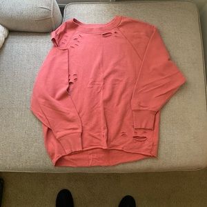 Aerie Distressed Hoodie